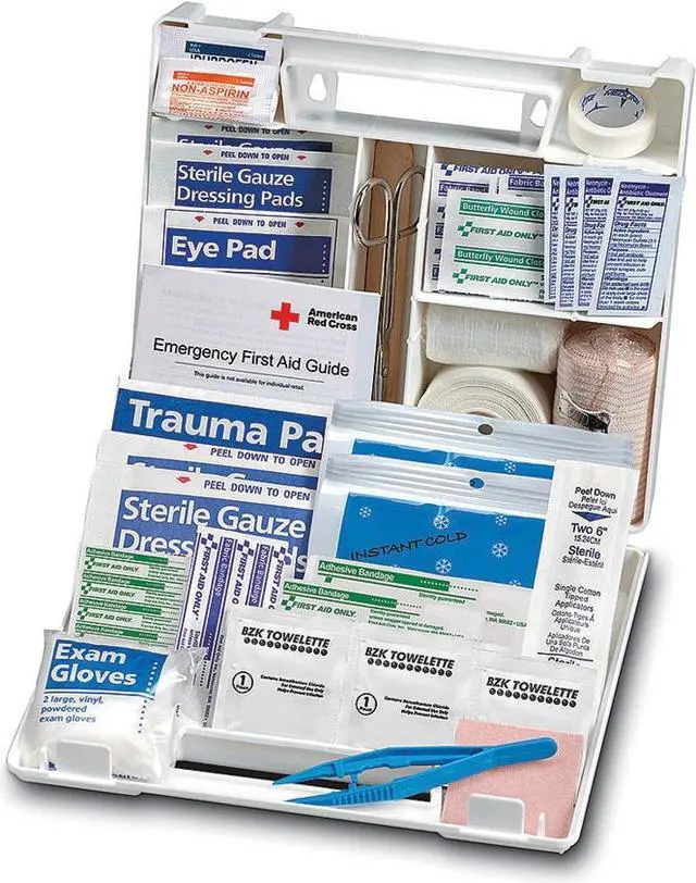 Alt view image 12 of 15 - Sports First Aid Kit for 10 People 71 Pieces/Kit