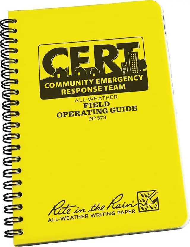 Alt view image 3 of 6 - RITE IN THE RAIN 573 Field Operating Guide, 4-5/8 x 7In.