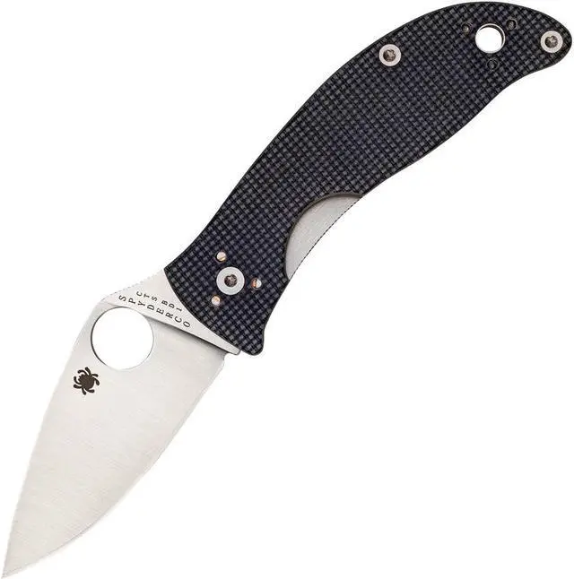 Alt view image 12 of 19 - Spyderco Alcyone Folder 2.91 in Plain Gray G-10 Handle