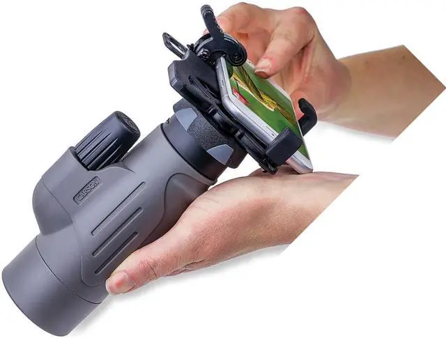 Alt view image 3 of 3 - CARSON MP-842IS Carson 8x 42mm Waterproof Monocular w Smart Phone Adapter Bundle