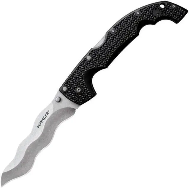 Alt view image 4 of 5 - COLD STEEL 29AXW COLD STEEL KRIS VOYAGER FOLDER 5.5 IN BLADE GRIV-EX HANDLE