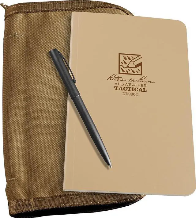 Alt view image 2 of 5 - Rite in the Rain 980T-KIT Tan Cordura 4.63" x 7.25" All Weather Field Kit