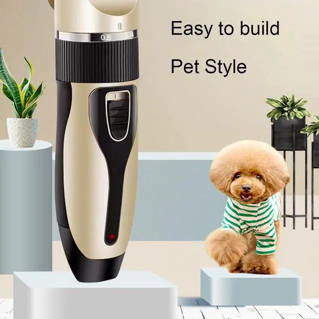 Alt view image 3 of 5 - Noise Dog Hair Trimmer USB Rechargeable Electrical Pet Hair Clipper Remover Grooming Shaver Pet Haircut Machine 110-240V AC