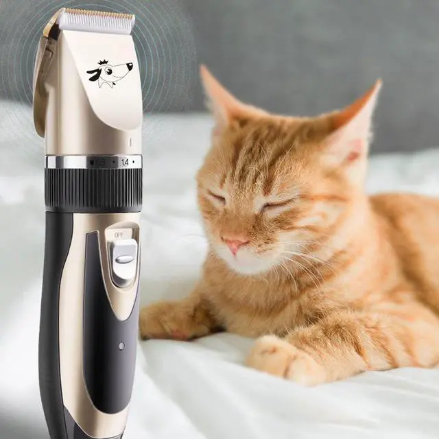 Alt view image 4 of 5 - Noise Dog Hair Trimmer USB Rechargeable Electrical Pet Hair Clipper Remover Grooming Shaver Pet Haircut Machine 110-240V AC