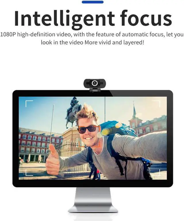 Alt view image 5 of 5 - webcam 3.0 pc camera High Definition Web Cam with Built-in HD Microphone webcam led for computer web cam full hd 1080p