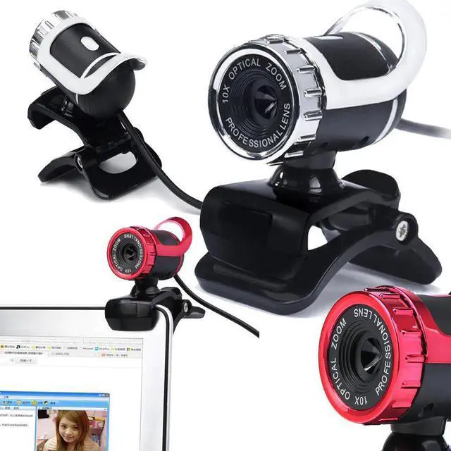 Main image of 2.0 Webcam 12.0 Megapixels Digital Video HD Web Camera with Built-in Sound Absorption Microphone for Computer PC Laptop