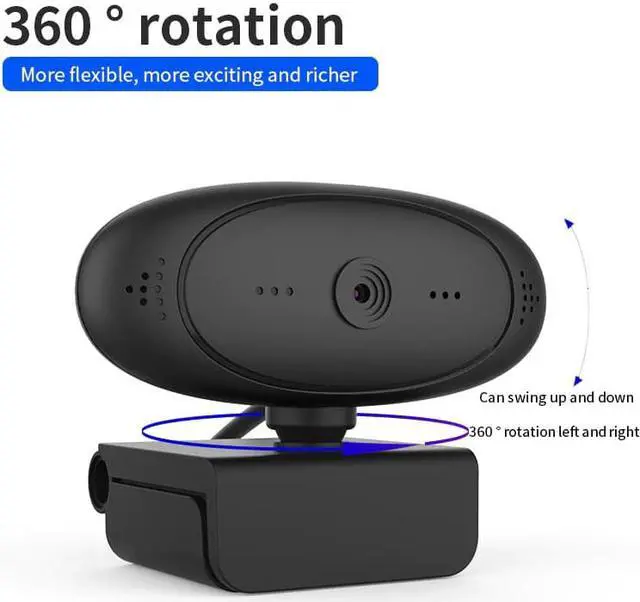 Alt view image 3 of 5 - Webcam 1080P Web Cam Auto Focus Full HD USB Web Camera with Microphone for Youtube Video Calling  Computer PC Laptop