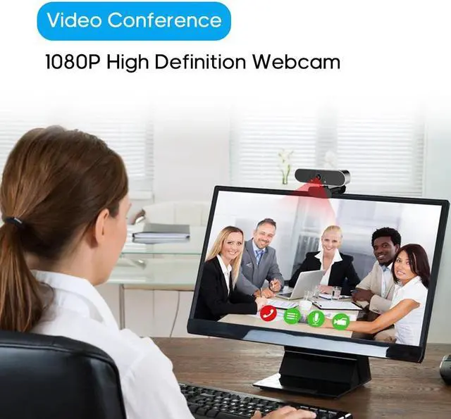 Alt view image 5 of 5 - 1080P  4K HD Camera Wide Angle Lens USB Web Camera with Built-in Microphone for Desktop PC Laptop Notebook web cam
