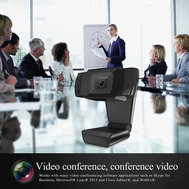 Alt view image 2 of 5 - 1080P Webcam Video Calling Camera Support 720P 480P Web Camera with Microphone USB Web Cam for PC Laptop Computer Desktop