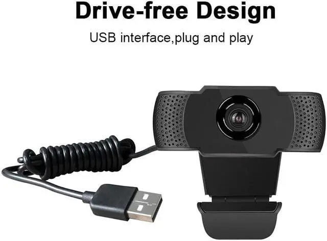 Alt view image 3 of 5 - 1080P USB Camera HD Web Cam PC Camera Web Camera for Computer Webcam Camera with Microphone Video Conferencing Online Lesson