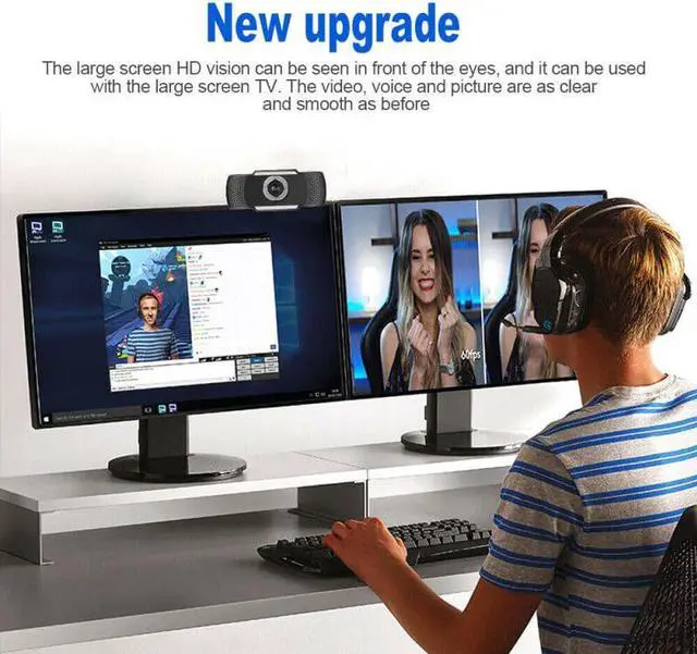 Alt view image 4 of 5 - 720P/1080P HD Webcam USB 2.0 PC Camera Video Record Web Camera With Mic Web Camera For Computer For PC Laptop Tablet