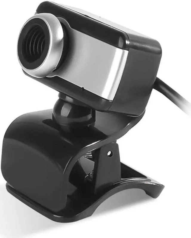 Alt view image 2 of 5 - 360 Degrees Rotatable USB 2.0 Webcam With Microphone 480P Video Conference Driverless Web Cam Clip-On Laptop Computer Camera