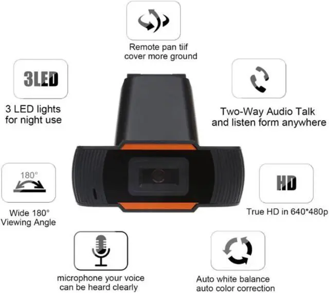 Alt view image 4 of 5 - 1080P 720P HD Camera Web Cam USB Video MicroFone pixels Recording Webcan For PC Computer Desktop TV Youtube Gamer Live