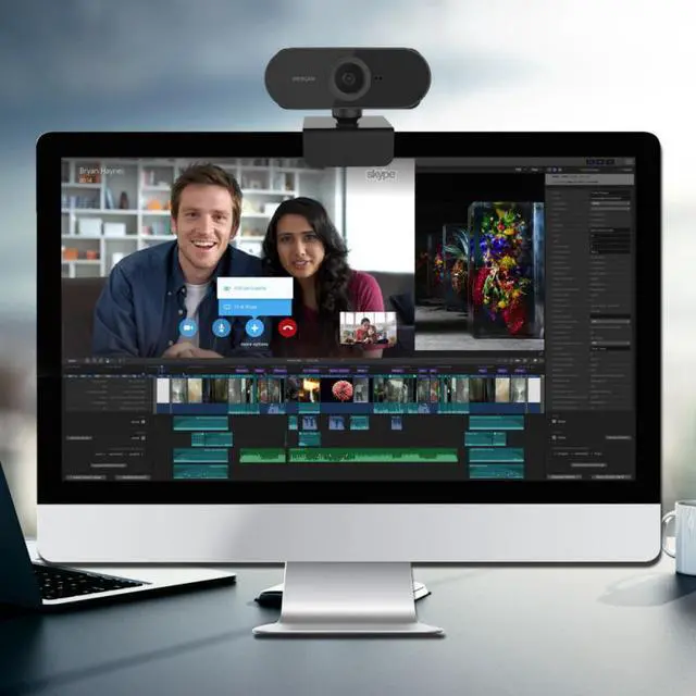Alt view image 5 of 5 - 2K/1080P Auto Focus HD Webcam Built-in Microphone High-end Video Call Camera Computer Peripherals Web Camera For PC Laptop