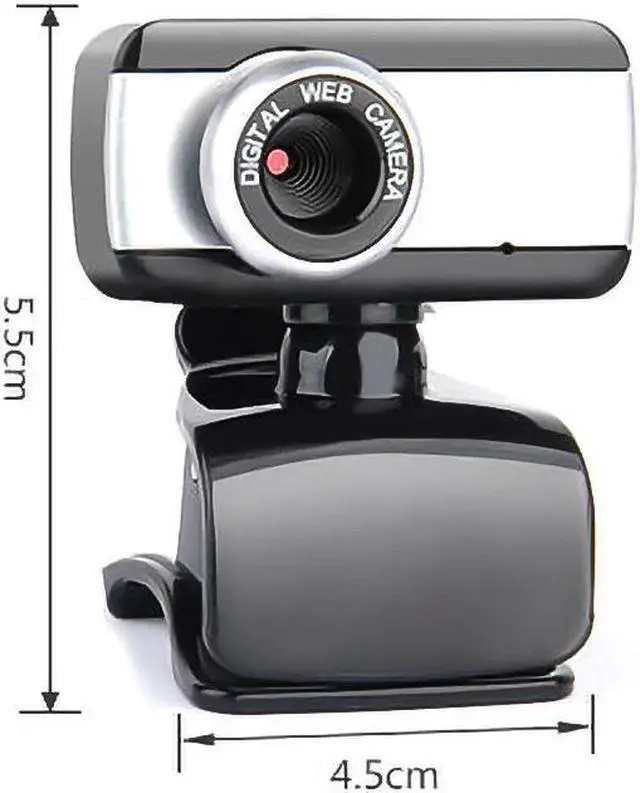 Alt view image 2 of 7 - CMOS Sensor Web Computer Camera Built-in Microphone USB Plug and Play for Desktop PC Laptop for Video Calling A7220C HD