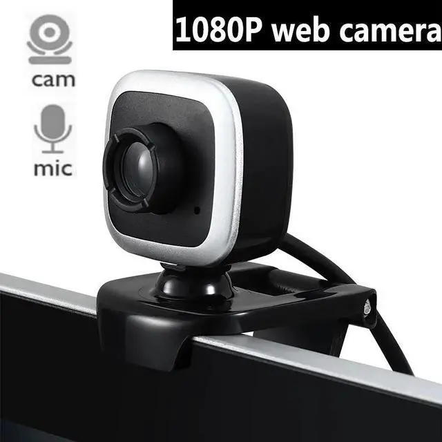 Alt view image 2 of 5 - HD Webcam 1080P HD Web Camera With Built-in HD Microphone 1920 X 1080p  Plug Focus Play Web Cam Widescreen Video Dropship