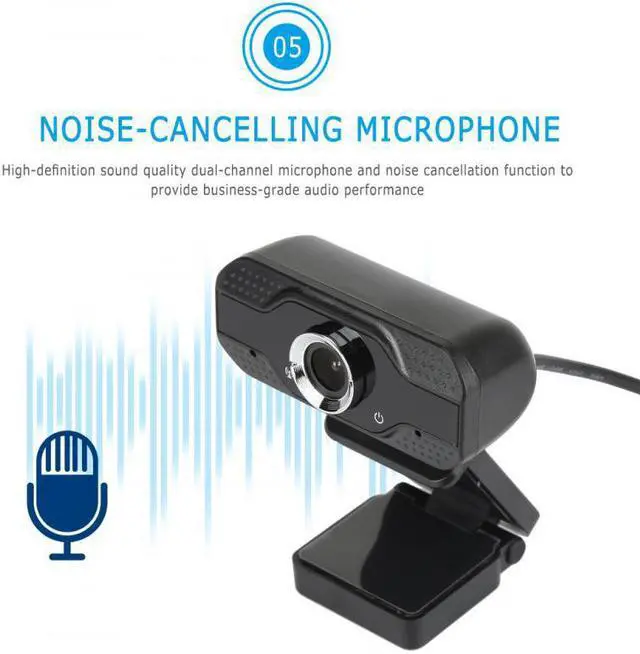 Alt view image 2 of 5 - 1080p 4k HD Computer Camera USB Web Camera s Built-In Sound-absorbing Microphone 1920 *1080 Resolution Dropshipping