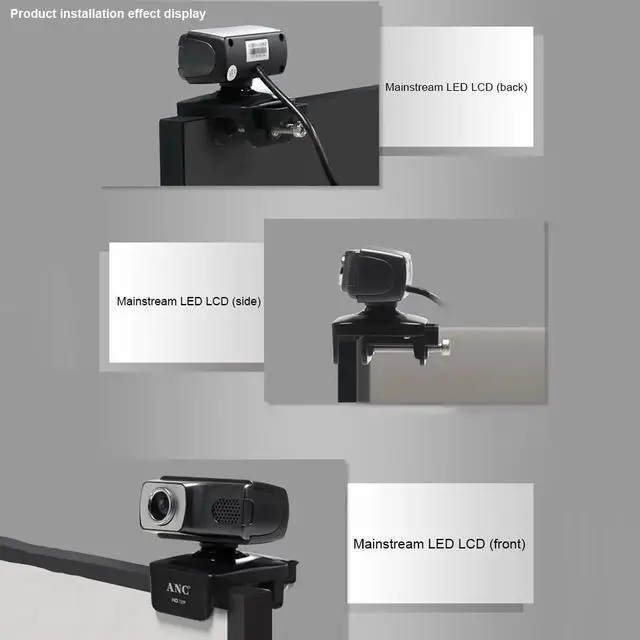 Alt view image 4 of 5 - 720P Webcam HD Web Camera Built-in HD Microphone Smart TV Box Webcam Camera For Skype Computer Desktop Accessories