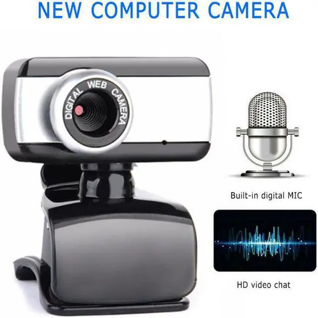 Main image of Computer Webcam Video  USB 2.0 Web Camera With Microphone Laptop Desktop PC Computer Web Camera Mic Online Teaching Class