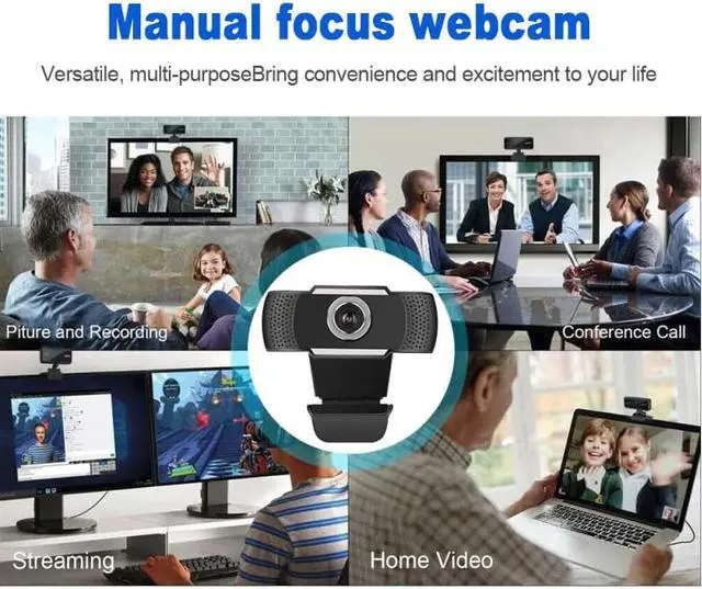 Alt view image 2 of 5 - 720P/1080P HD Webcam USB 2.0 PC Camera Video Record Web Camera With Mic Web Camera For Computer For PC Laptop Tablet