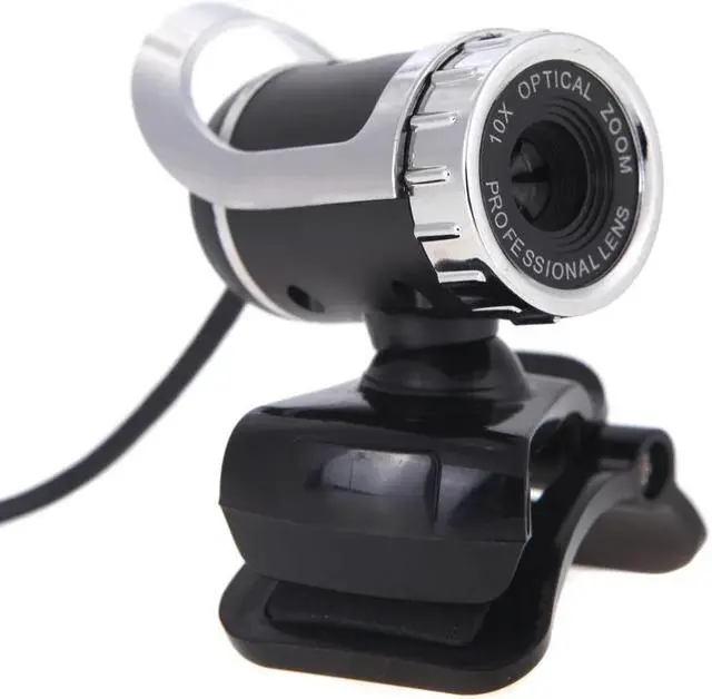 Alt view image 2 of 5 - 360 Degree with MIC HD Camera USB 2.0 50 Megapixel Web Cam Clip-on for Desktop Skype Computer PC Laptop