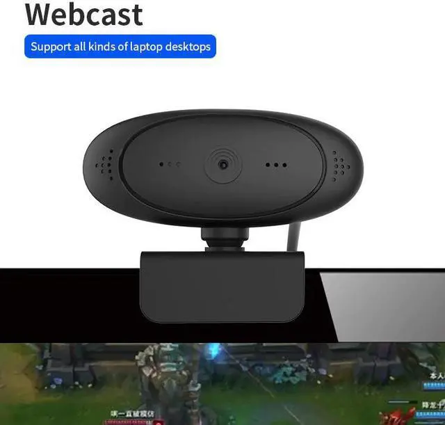 Alt view image 3 of 5 - Webcam Widescreen Video Calling And Recording Webcam Full 1080p For Youtube Web Camera For Computer Desktop Laptop