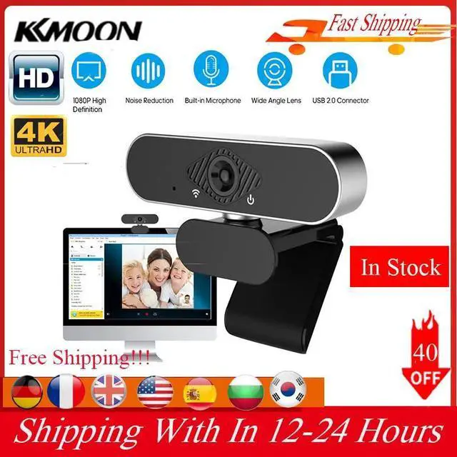 Alt view image 2 of 5 - 1080P  4K HD Camera Wide Angle Lens USB Web Camera with Built-in Microphone for Desktop PC Laptop Notebook web cam