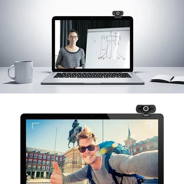 Alt view image 4 of 5 - 1080P HD Computer Camera USB Web Camera Webcam Built-In Sound-Absorbing Stereo Microphone Free Driver For Office Video Net Class