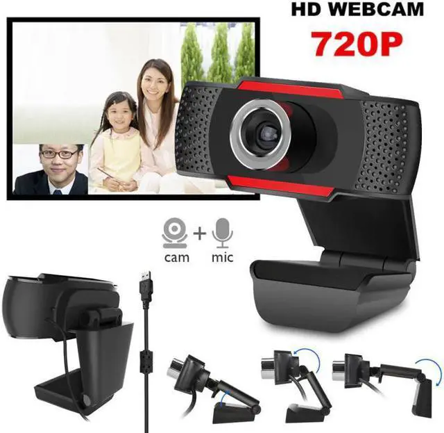 Alt view image 2 of 5 - 2020 NEW Rotatable HD Webcam PC Mini USB 2.0 Web Camera Video Recording High Definition With 1080P/720P/480P True Color Images