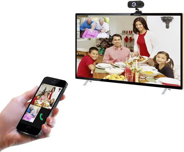 Alt view image 3 of 5 - 1080p/720p Full HD Webcam Mini Pc Computer Web Camera with Microphone Portable USB Webcam for Video Recorder Online Meeting