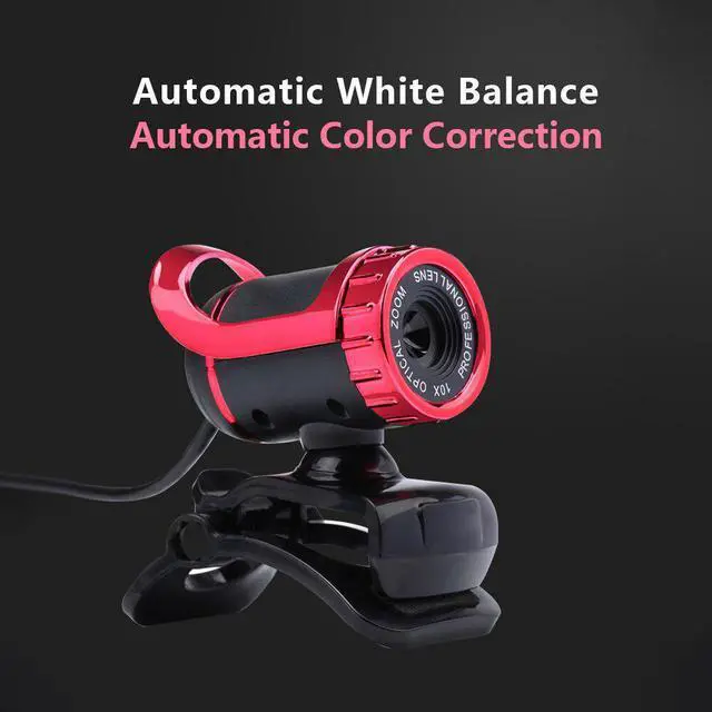 Alt view image 4 of 5 - 12 million pixels High Definition Camera Web Cam 360 Degree  USB MIC Clip-on for Laptop Desktop Computer Accessory