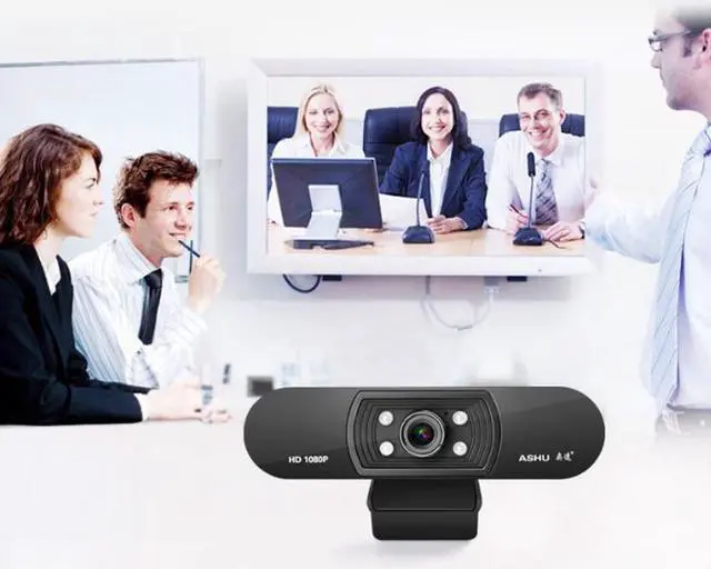 Alt view image 3 of 5 - 1080P Full HD Pc Webcam USB Mini Portable Web Cam With Microphone for Live Broadcast Video Conference Computer Camera