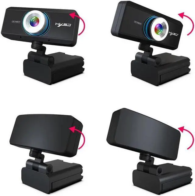 Alt view image 4 of 5 - 1080P HD Webcam with Microphone, Septekon Streaming Computer Web Camera for Laptop/Desktop/Mac/TV, USB PC Cam for Video Calling