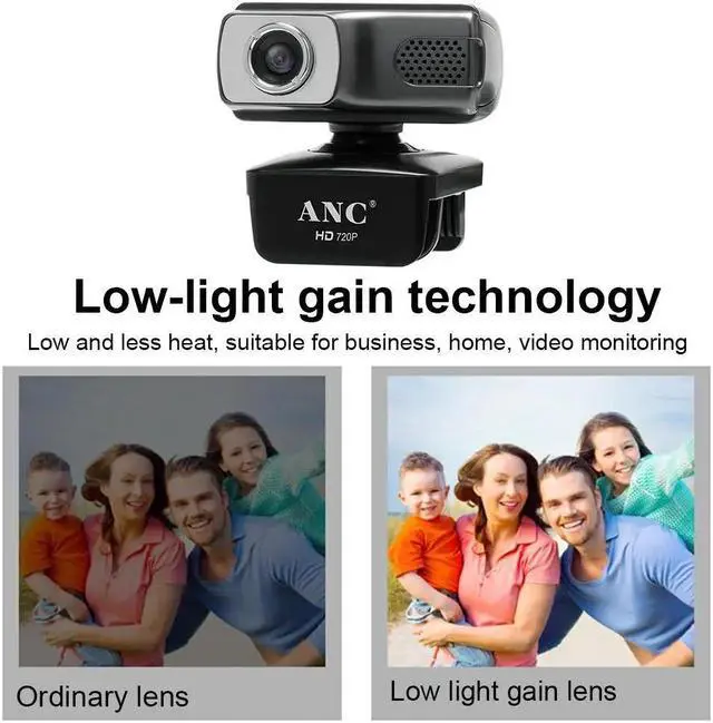 Alt view image 5 of 5 - 720P Webcam HD Web Camera Built-in HD Microphone Smart TV Box Webcam Camera For Skype Computer Desktop Accessories