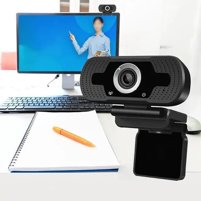 Alt view image 3 of 5 - 1080P HD Computer Camera USB Web Camera Webcam Built-In Sound-Absorbing Stereo Microphone Free Driver For Office Video Net Class