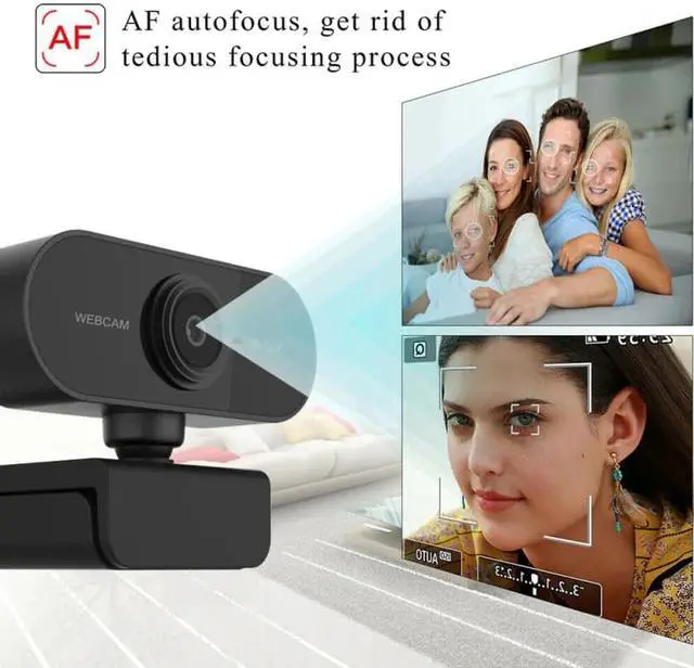 Alt view image 5 of 7 - HD 1080P/480P Webcam With Microphone Computer Pc Web Camera Rotatable Camera For Live Broadcast Video Conference Work
