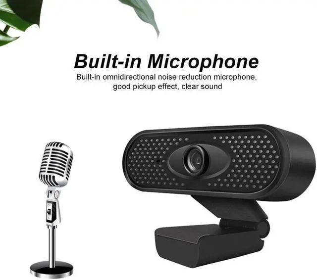 Alt view image 3 of 5 - web cam camera webcam full hd 1080p with Built-in HD Microphone web cam For Computer PC Laptop Video