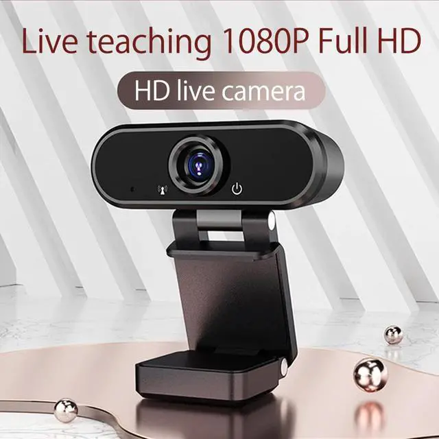 Alt view image 4 of 7 - Full HD 1080P Webcam USB Pc Computer Camera with Microphone Driver-free Video Webcam for Online Teaching Live Broadcast
