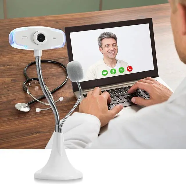 Alt view image 2 of 5 - HD Webcam Desktop with Microphone Vertical Camera Work Home Telecamera Video Meeting USB Web Cam For Computer PC Laptop 20Ar