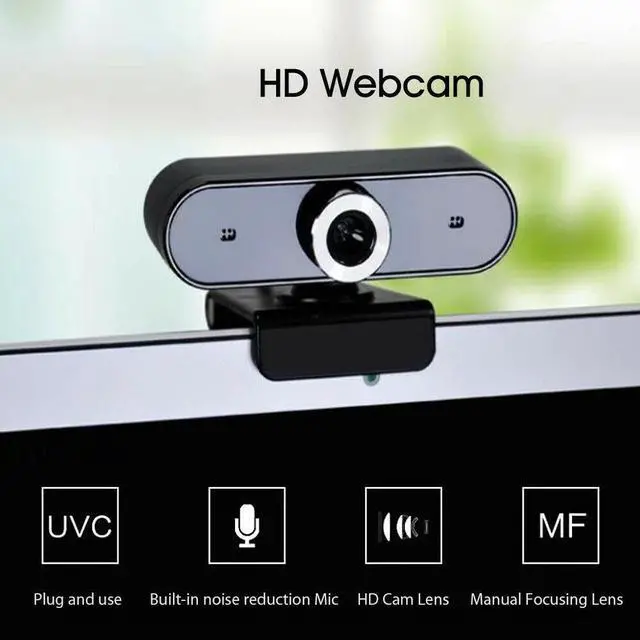 Main image of 1080P Full HD Smart Auto Control Web Camera USB Driver-free Webcam with Noise-cancelling Mic for Teleconferencing Live Streaming