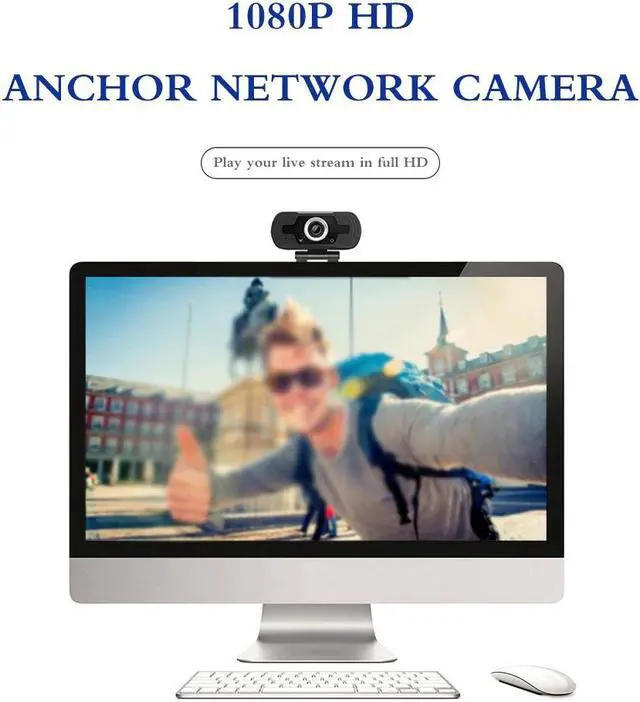 Alt view image 4 of 5 - Web Camera 1080P HD Automatic Focus Computer Camera Webcams 3D Noise Reduction Built-in Microphone For PC Computer