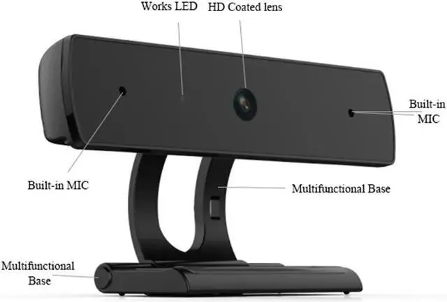 Alt view image 3 of 5 - C31 Webcam 1080P,HDWeb Camera with Built-in HD Microphone 1920 x 1080p USB Plug and Play Web Cam,usb video camera hd webcam