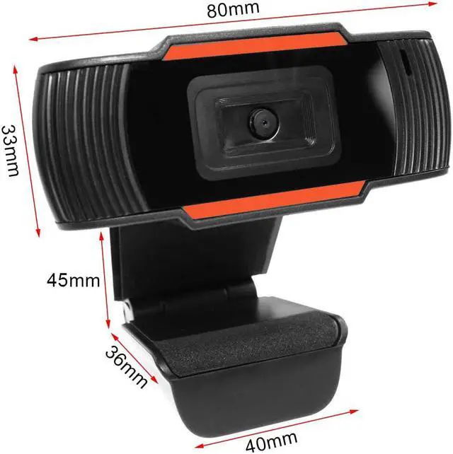 Alt view image 3 of 5 - 720/1080P Full HD Webcam Video Conference Camera Computers Camera with Microphone USB Plug&Play for Live Webcasting Web Cam