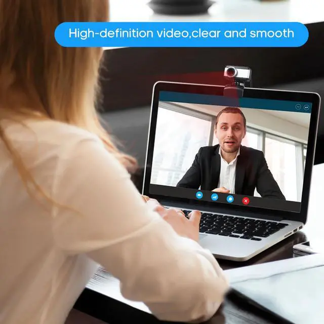 Alt view image 2 of 7 - S90 HD Webcam 720P Web Cam 360 Degree Rotating PC Camera Video Call Recording With Microphone Webcam For Video Calling