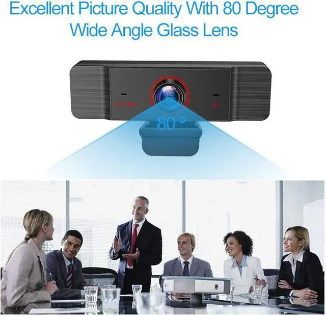 Alt view image 4 of 5 - K2 Webcam 1080p 2 Mega Web Camera With Microphone For PC 1920x1080 Full hd Cmos USB Web Cam For Computer