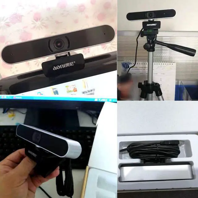 Alt view image 5 of 5 - A30 HD 1080P Webcam USB Mic Computer Camera Auto Focus Wide Angle Remote Teaching Video Conference Video Call Web Cam