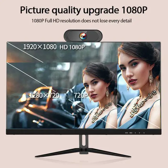 Alt view image 5 of 5 - USB Genuine Full HD 1080P Webcam Camera Digital Web Cam with Mic For Computer Laptop Desktop Auto Focus Webcam Camera