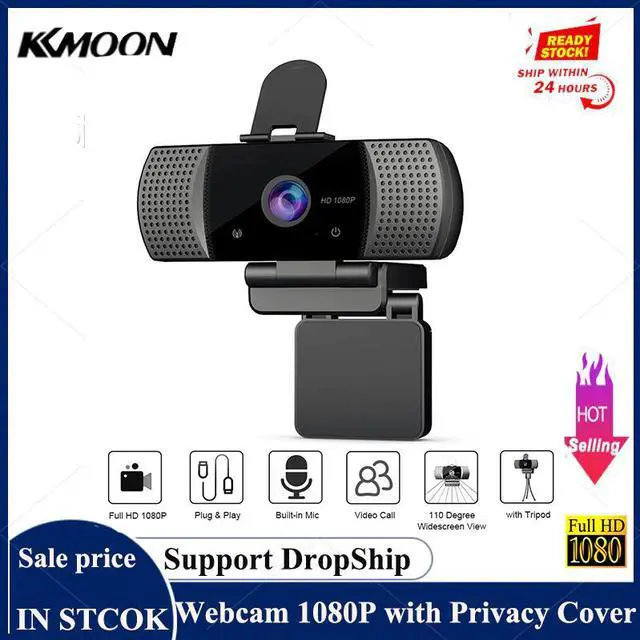 Main image of 1080P Full HD 4K 30FPS Wide Angle USB Webcam with Privacy Cover Mic Web Cam For Computer PC Conference Web Camera