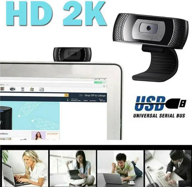 Main image of 2020 New 2K HD Auto Focus Webcam Built-in Microphone High-end Video Call Camera Web Camera Computer Peripherals For PC Laptop