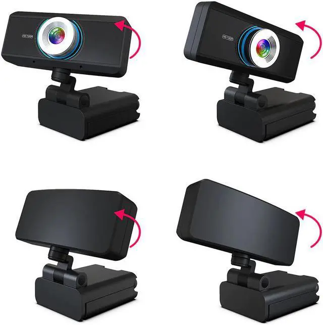 Alt view image 2 of 5 - 1 Megapixel HD Webcam 720P PC Web USB Camera Cam Video Conference with Microphone for Laptop Computer